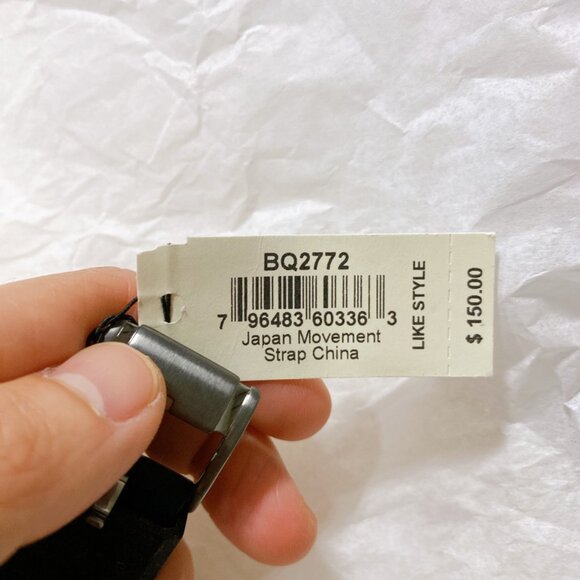 Fossil BQ2772 Bannon Multifunction Black Silicone Watch, New with Tag - Picture 2 of 4